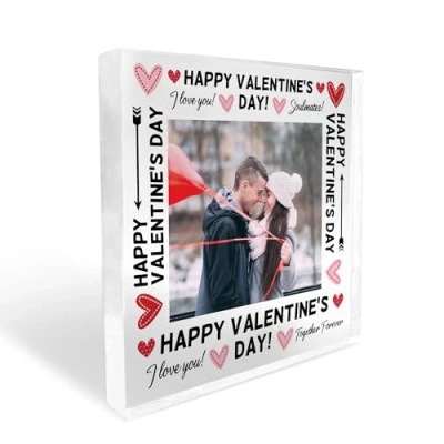 Image of Red Ocean Valentines Day Gift For Him Her Personalised Boyfriend Girlfriend Husband Wife Gifts Romantic Couple