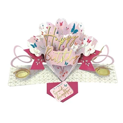 Image of Second Nature Pop Ups Granddaughter Happy Birthday Up Greeting Card Cards POP197MC05