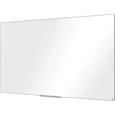 Image of Nobo Widescreen Enamel Magnetic Whiteboard With Pen Tray, 1880 x 1060mm, Slim Trim Frame, InvisaMount Mounting System, Impression Pro, 188 106cm, White, 1915252