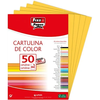 Image of Fixo 11110360 Pack of 50 A4 Yellow