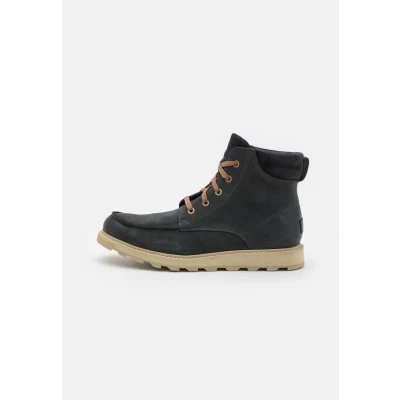 Image of Sorel MADSON II MOC TOE WATERPROOF Men&#039;s Casual Winter Boots, Grey (Coal), 12 UK
