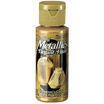 Image of DecoArt Americana Acrylic Metallic Paint, Emperor&#039;s Gold