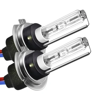 Image of 1Pair H7 HID Xenon Headlight Replacement Bulbs, 35W 6000K Extremely Bright Car Head Lamps