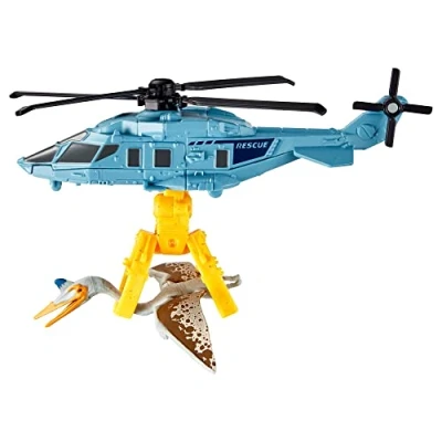Image of Matchbox Jurassic World Toys Dino Transporters, 1 Vehicle &amp; 2 Mini Dinosaurs, Ages 3 Years Old Up