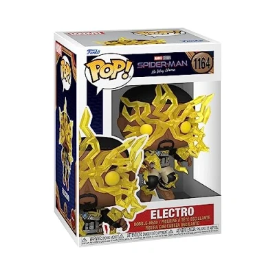 Image of Funko Pop! Marvel: Spiderman No Way Home 2021 Electro Finale Spider man Collectable Vinyl Figure Gift Idea Official Merchandise Toys for Kids &amp; Adults Movies Fans