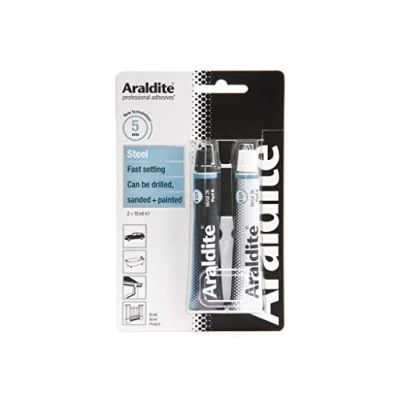 Image of Araldite Rapid Steel 2 x 15ml Tubes