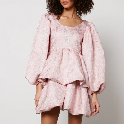 Image of Sister Jane Dream Watercolour Floral Jacquard Mini Dress M/UK 10
