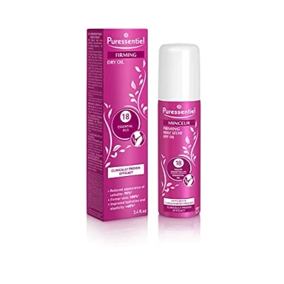 Image of Puressentiel Firming Dry Oil 100ml Firm and tone All types of cellulite Clinically proven efficacy 100% natural origin pure essential oils