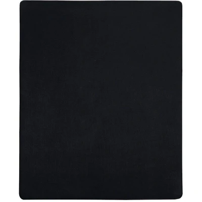 Image of vidaXL Jersey Fitted Sheets 2 pcs Black 180x200 cm Cotton