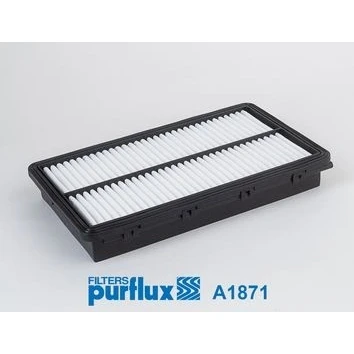 Image of 28113A9200 Air Filter PURFLUX A1871 44mm 176mm 297mm Insert KIA: SORENTO 3, HYUNDAI: Santa Fé IV