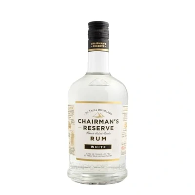 Image of Chairman&#039;s Reserve White: Fine Rum / Distilled, blended and bottled in Saint Lucia 40% alcohol, 700ml/ perfect base for traditional cocktails