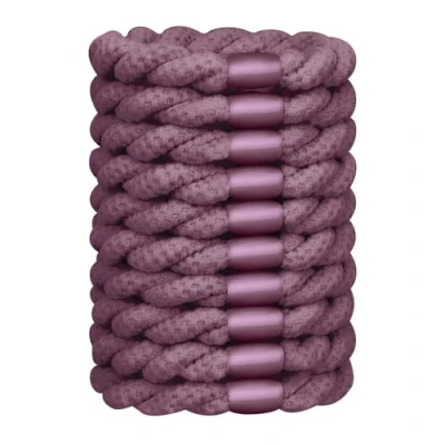 Image of JessLab Hair Ties for Women, Durable Elastic Twist Rope Bands, Gentle No Damage Accessories All Types, Purple