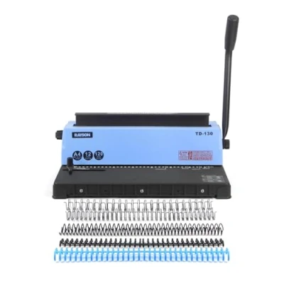 Image of RAYSON Wire Binding Machine, 34 Hole, A4, Binds up to 120 Sheets, 3:1 Pitch, TD 130