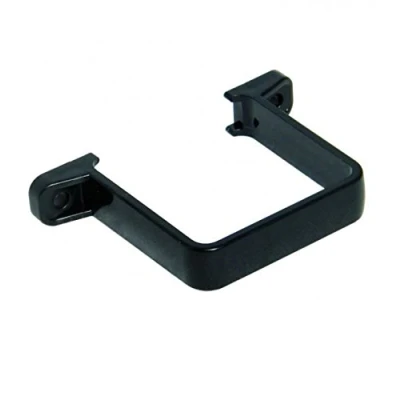 Image of FLOPLAST 65mm Square Flush Down Pipe Clip Black