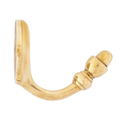 Image of From the Anvil 83524 Coat Hook Polished Brass