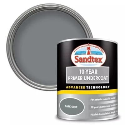Image of Sandtex 10 Year Primer Undercoat 750ml Dark Grey