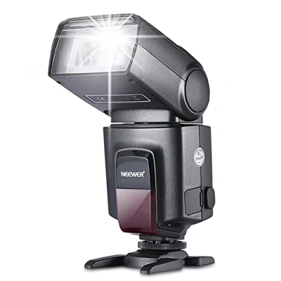 Image of NEEWER TT560 Flash Speedlite Compatible with Canon Sony Nikon Panasonic Olympus Pentax and More DSLR Cameras, Digital Camera Speedlight Standard Hot Shoe for Studio Outdoor Photography Photoshoot