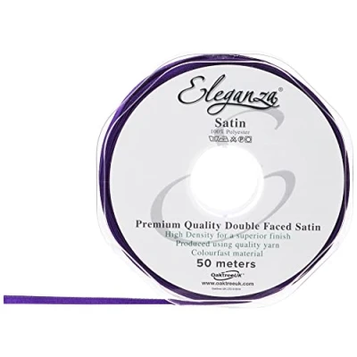 Image of ELEGANZA Double Faced Satin 3mm x 50m Purple No.36, 3 mm 5 0m