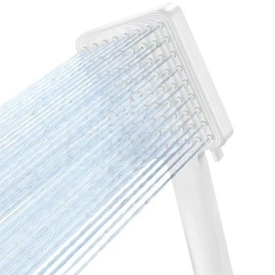 Image of VOXON Shower Head, High Pressure Heads with 6 Spray Modes, Power Water Saving ShowerHead, Universal Square Handheld Large Rain for Low Pressure, White