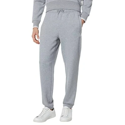 Image of Fred Perry Mens Loopback Sweat Pants Track Bottoms Joggers Size Medium Steel Marl Grey