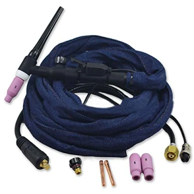 Image of RIVERWELD WP17 SR17 17FV 12 Feet 150Amp Air Cooled Tig Welding Torch Complete 3.8 Meters
