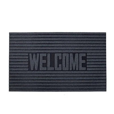 Image of Nicoman Welcome (Centre Bold) Barrier Doormat Eco Friendly Scrape and Absorbent Indoor/Outdoor Door Mat 75x45cm (30&#039;&#039;x18&#039;&#039;)