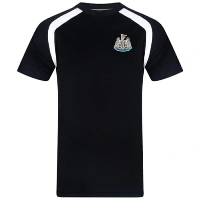 Image of Newcastle United FC Official Football Gift Mens Poly T Shirt Black Medium