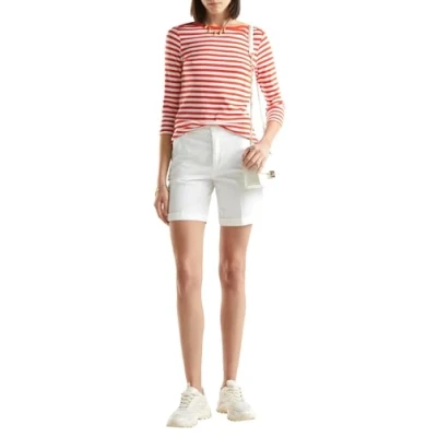 Image of United Colors of Benetton Women&#039;s Bermuda Shorts 4cv0592g5, Optical White 101, UK 10