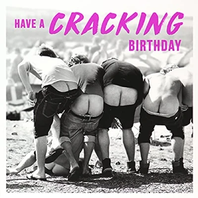Image of Paperlink Pixel Humorous Male Birthday Card from Have a Cracking for Him