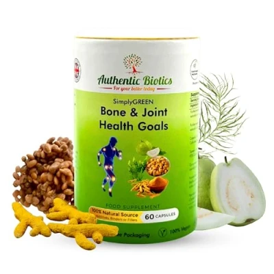 Image of Authentic Biotics 60 100%Natural Multivitamins for Men &amp; Women, Vegan Vitamin D3, Calcium Magnesium Zinc K2 Turmeric with Curcuminoids, Multivitamin and Minerals Bone Health Joint Care