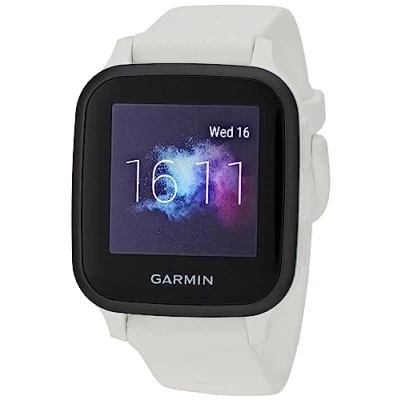 Image of Garmin [Renewed] Venu Sq Music [Amazon Exclusive] GPS 40mm Smartwatch with All day Health Monitoring and Fitness Features, Built in Sports Apps More, White Slate Bezel (Renewed)