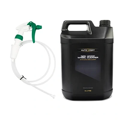 Image of Auto Xpert Non Acidic Wheel Cleaner 5 litre With Long Hose Trigger Sprayer Fast Acting Alloy pH Neutral Safe on All Car Wheels &amp; Bodywork Easy To Use