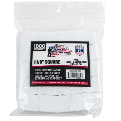 Image of Pro Shot .22 .270 Caliber 11/8 1000 Count Patches