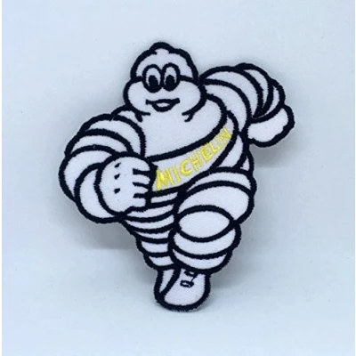 Image of Michelin Tyre Logo Jacket Iron on Sew Embroidered Patch Man