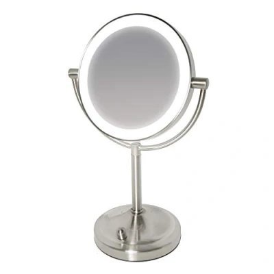 Image of Homedics LED Mirror,Two sided mirror with normal and 7x magnification
