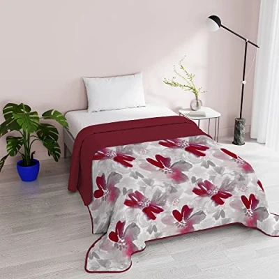 Image of Italian Bed Linen “ Fantasy Summer Quilt, Passion, Single