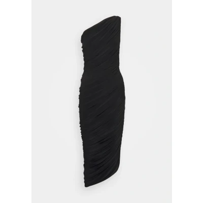 Image of Norma Kamali Women&#039;s Diana Gown Cocktail Dress, Black, M