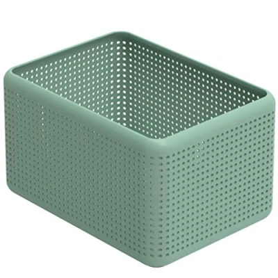 Image of Rotho, Madei, storage box without lid 13 l, Plastic (PP) BPA free, green, 13l (32,6 x 23,8 18,8 cm)