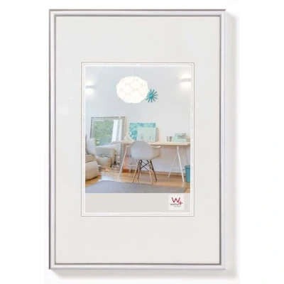 Image of walther Design Picture Frame Silver 60 x 80 cm New Lifestyle Plastic KV080S