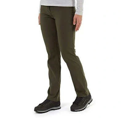 Image of Craghoppers Womens Kiwi Pro Trousers Pants, Mushroom, 22 Long EU