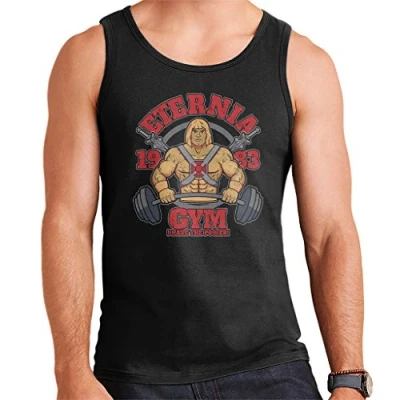 Image of He Man Eternia Gym Men&#039;s Vest Black