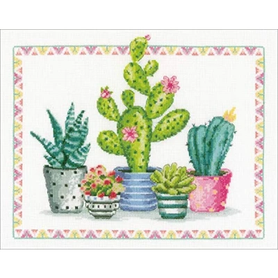 Image of Vervaco Counted Cross Stitch Kit, Cotton, Multicoloured, ca. 36 x 30 cm / 14,4&quot; 12&quot;