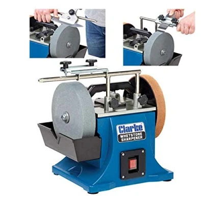 Image of Clarke CWS200B 200mm Whetstone Sharpener (230V)