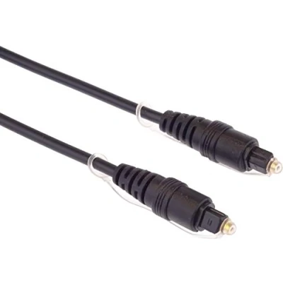 Image of PremiumCord Toslink Optical Audio Cable 0.5m Plug on Digital for Stereo HiFi Stable TV HQ Soldered Color Black