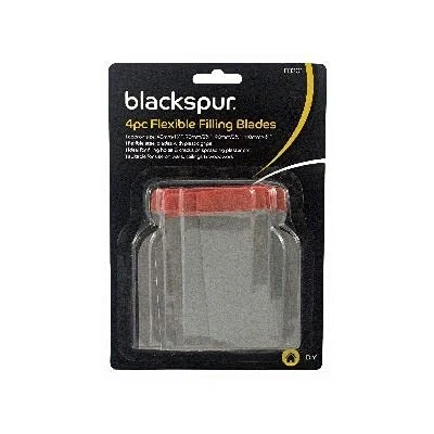 Image of 4pc Red Steel Filling Knife Set 4 Sizes By Blackspur