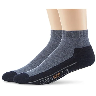Image of Camano Men&#039;s 5932 Sports Socks, Blue (Navy 4), 9 11 (Pack of 2)
