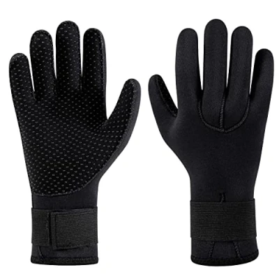Image of YDQUANI 3mm Neoprene Wetsuit Gloves Anti slip Thermal Diving for Men Women Snorkelling Open Water Swimming Surfing