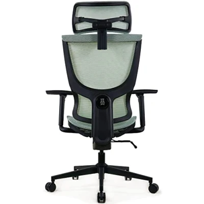 Image of Realm of Thrones ADMIRAL AIR Ergonomic Office Chair with 4D Armrests, Headrest and Adaptive Lumbar Back Support, High Heavy Duty Home Swivel Computer Desk (Turquoise)