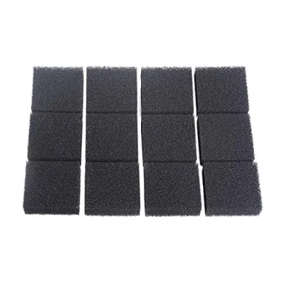 Image of INGVIEE Pack of 24 Compatible Carbon Aquarium Filter Sponge for Juwel Compact/Bioflow 3.0
