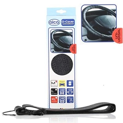 Image of alca Car Van Steering Wheel Cover Lace up M Size Replacement 37 39 Cm